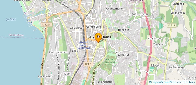 localisation de l'entreprise MONSIEUR GUILLAUME NIELOUD à AIX-LES-BAINS