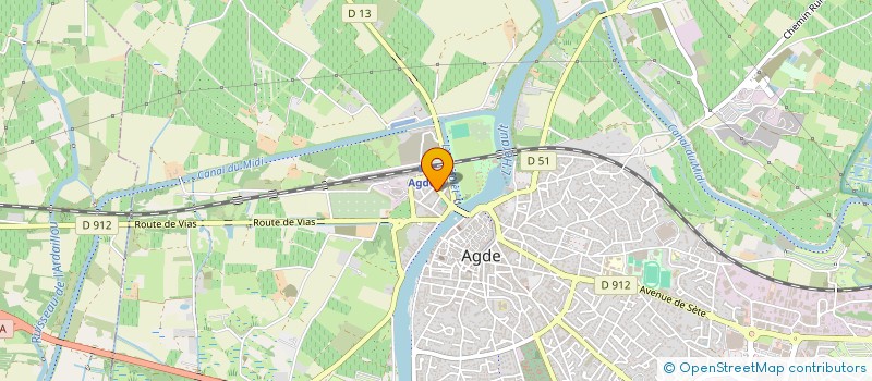 localisation de l'entreprise MONSIEUR GUILLAUME NIQUET  AGDE