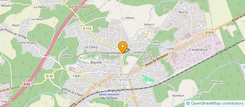 localisation de l'entreprise MONSIEUR GUILLAUME NIVAUT  SAINT-VINCENT-DE-TYROSSE