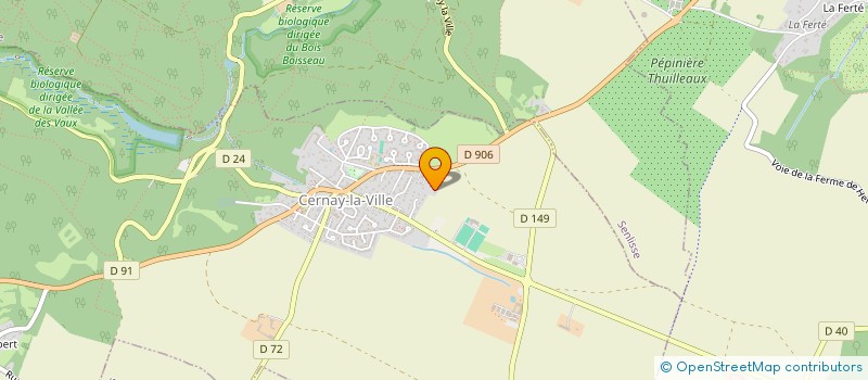 localisation de l'entreprise MONSIEUR GUILLAUME NOEL  CERNAY-LA-VILLE