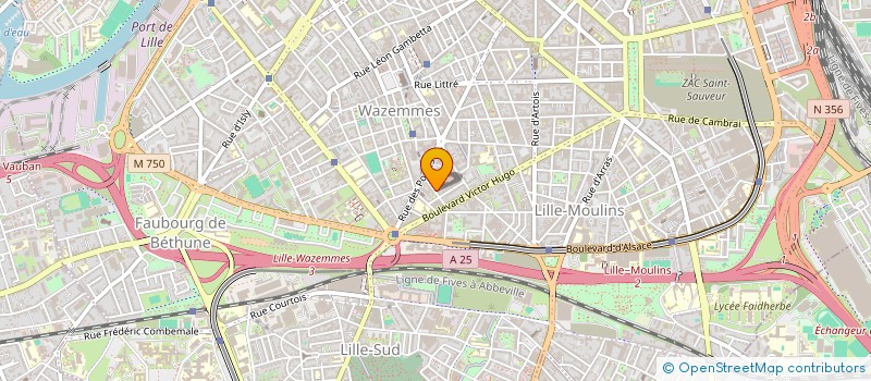 localisation de l'entreprise MONSIEUR GUILLAUME NOIRET à LILLE