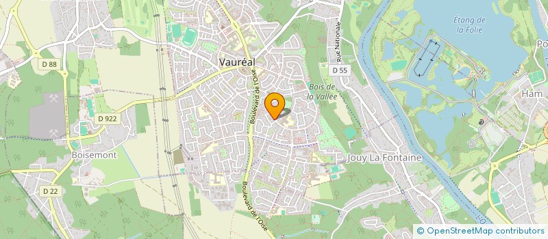 localisation de l'entreprise MONSIEUR GUILLAUME NORDEY  VAUREAL