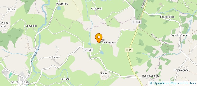 localisation de l'entreprise MONSIEUR GUILLAUME NORMAND à SAINT-PRIEST-LIGOURE