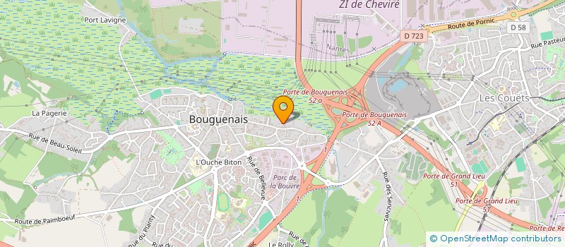 localisation de l'entreprise MONSIEUR GUILLAUME NOURY à BOUGUENAIS