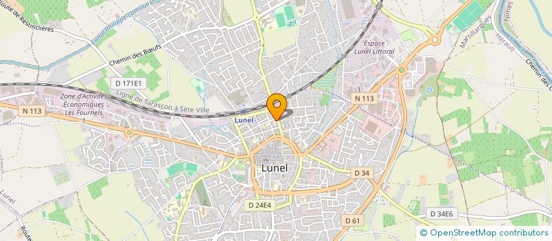 localisation de l'entreprise MONSIEUR GUILLAUME NOVALES  LUNEL