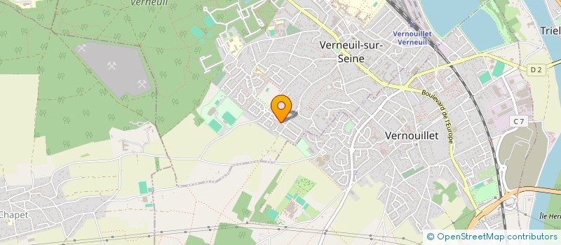 localisation de l'entreprise MONSIEUR GUILLAUME NTUMBA  VERNEUIL-SUR-SEINE