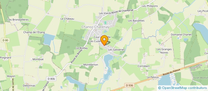 localisation de l'entreprise MONSIEUR GUILLAUME NUBOIS à CHANOZ-CHATENAY