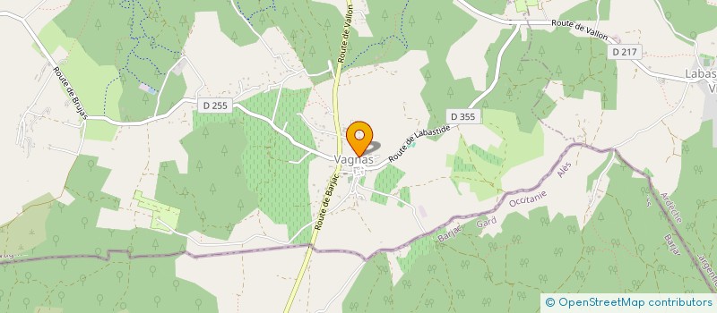 localisation de l'entreprise MONSIEUR GUILLAUME NURIT  VAGNAS