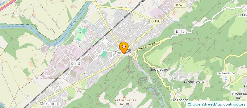 localisation de l'entreprise MONSIEUR GUILLAUME ODRU  DOMENE