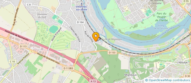 localisation de l'entreprise MONSIEUR GUILLAUME OHLEYER  VILLENNES-SUR-SEINE