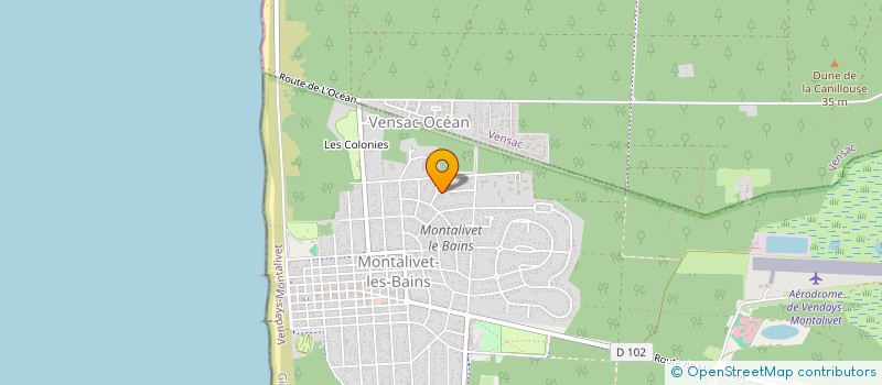 localisation de l'entreprise MONSIEUR GUILLAUME OLIVAR  VENDAYS-MONTALIVET