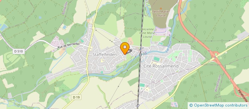 localisation de l'entreprise MONSIEUR GUILLAUME OLIVEIRA  STAFFELFELDEN