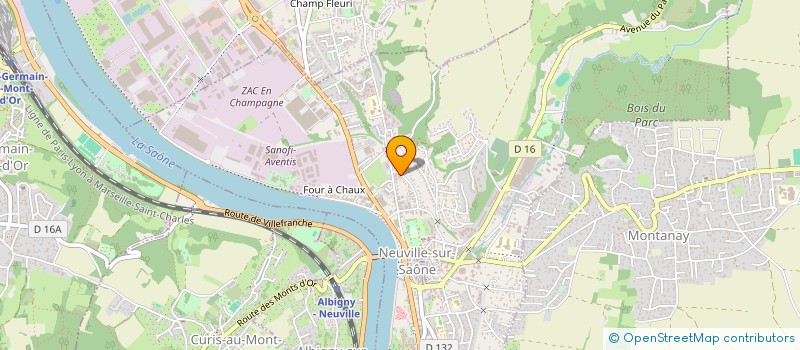 localisation de l'entreprise MONSIEUR GUILLAUME OLLIVRY à NEUVILLE-SUR-SAONE