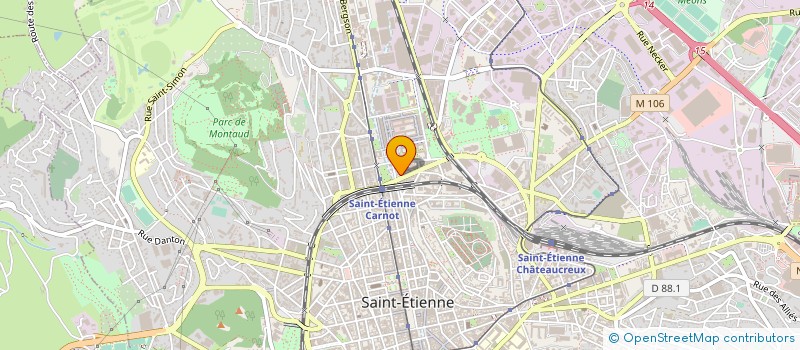 localisation de l'entreprise MONSIEUR GUILLAUME ORICELLI  SAINT-ETIENNE