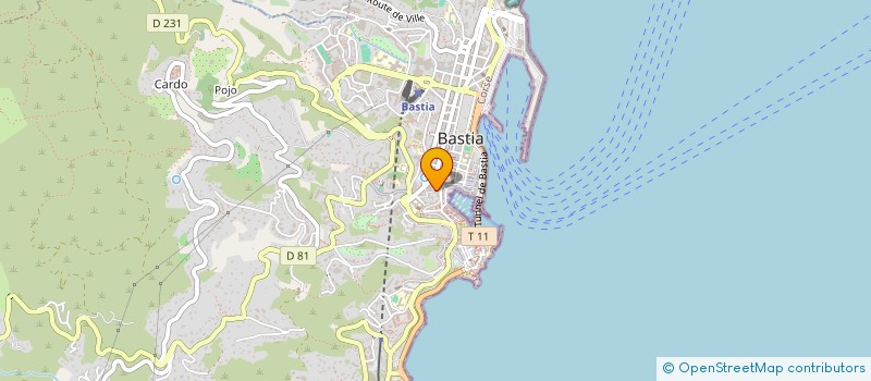 localisation de l'entreprise MONSIEUR GUILLAUME ORSONI à BASTIA