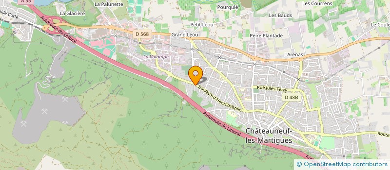localisation de l'entreprise MONSIEUR GUILLAUME ORTS à CHATEAUNEUF-LES-MARTIGUES