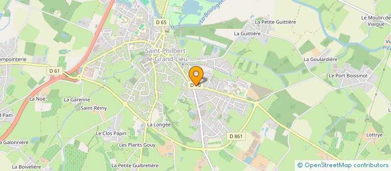 localisation de l'entreprise MONSIEUR GUILLAUME OUTHIER  SAINT-PHILBERT-DE-GRAND-LIEU