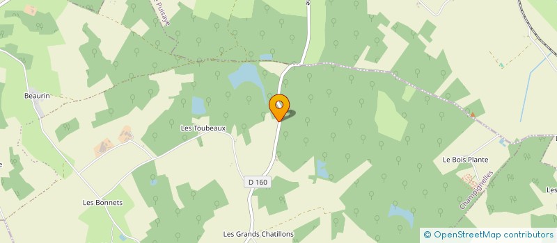 localisation de l'entreprise MONSIEUR GUILLAUME OUTIN  CHAMPIGNELLES