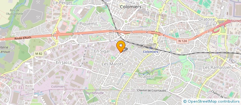 localisation de l'entreprise MONSIEUR GUILLAUME PAGES à COLOMIERS