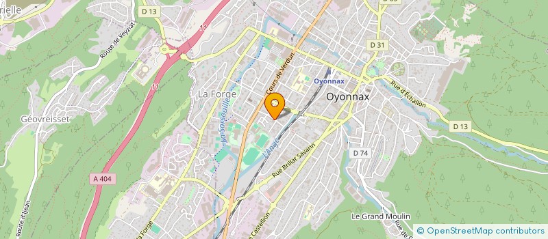 localisation de l'entreprise MONSIEUR GUILLAUME PAGET à OYONNAX
