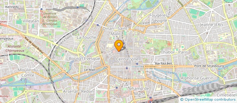 localisation de l'entreprise MONSIEUR GUILLAUME PAINSAR  RENNES