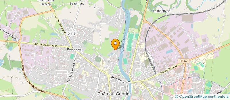 localisation de l'entreprise MONSIEUR GUILLAUME PAPION  LA ROCHE-NEUVILLE