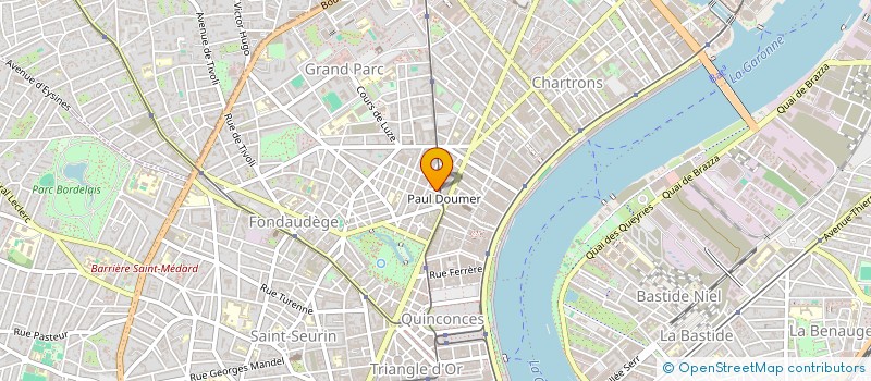 localisation de l'entreprise MONSIEUR GUILLAUME PAQUIGNON  BORDEAUX