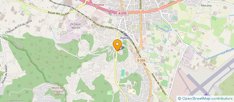 localisation de l'entreprise MONSIEUR GUILLAUME PARFONRY  HYERES