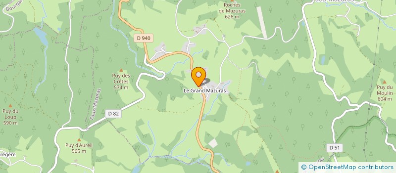 localisation de l'entreprise MONSIEUR GUILLAUME PAROUTY à FAUX-MAZURAS