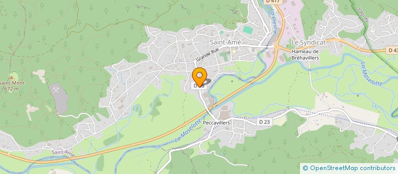 localisation de l'entreprise MONSIEUR GUILLAUME PASINI  LE SYNDICAT