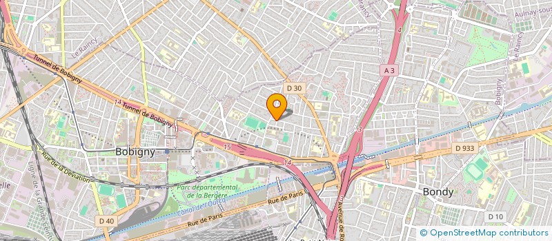 localisation de l'entreprise MONSIEUR GUILLAUME PAUL  BOBIGNY