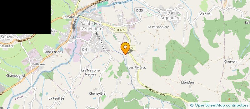 localisation de l'entreprise MONSIEUR GUILLAUME PAUTY  SAINT-GENIS-L'ARGENTIERE