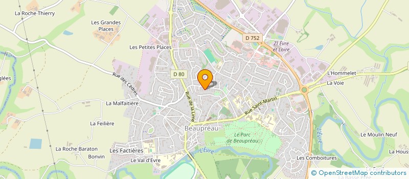 localisation de l'entreprise MONSIEUR GUILLAUME PAUVERT à BEAUPREAU-EN-MAUGES