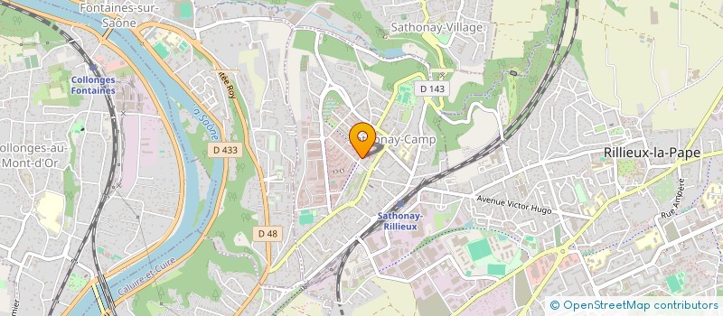 localisation de l'entreprise MONSIEUR GUILLAUME PAYEN  SATHONAY-CAMP