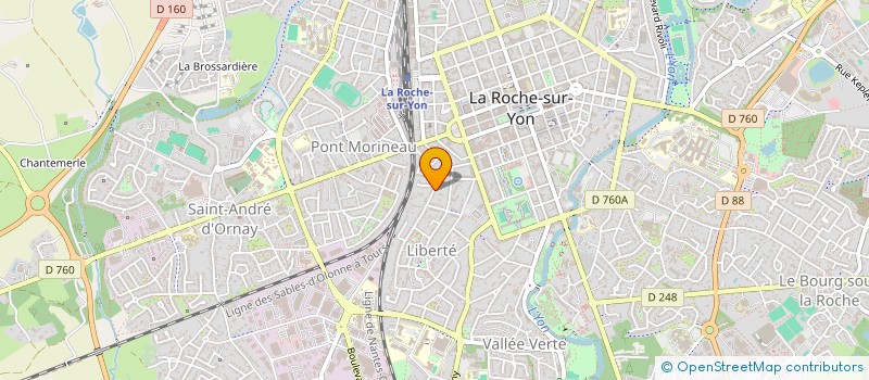 localisation de l'entreprise MONSIEUR GUILLAUME PEAULT  LA ROCHE-SUR-YON