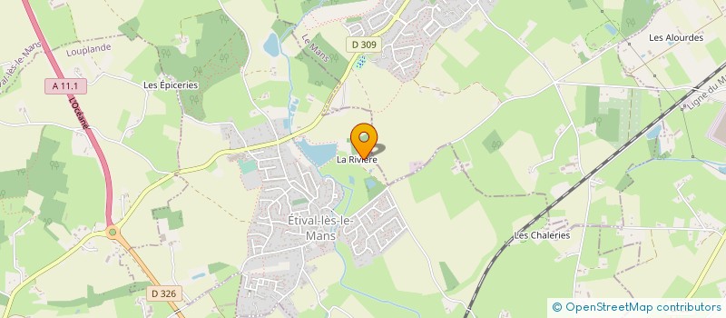 localisation de l'entreprise MONSIEUR GUILLAUME PECHON à ETIVAL-LES-LE-MANS
