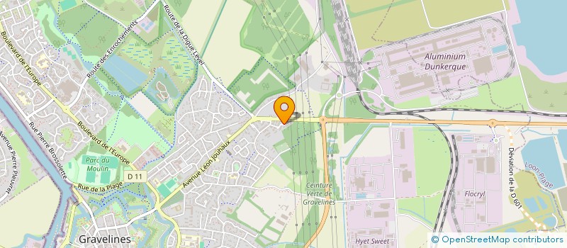 localisation de l'entreprise MONSIEUR GUILLAUME PECQUEUX à GRAVELINES