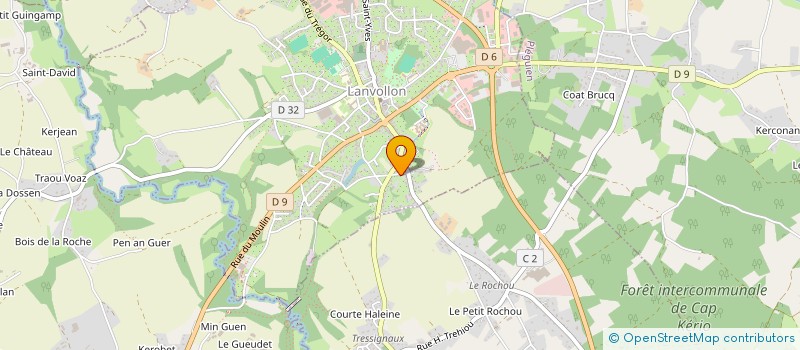 localisation de l'entreprise MONSIEUR GUILLAUME PEDRON  LANVOLLON