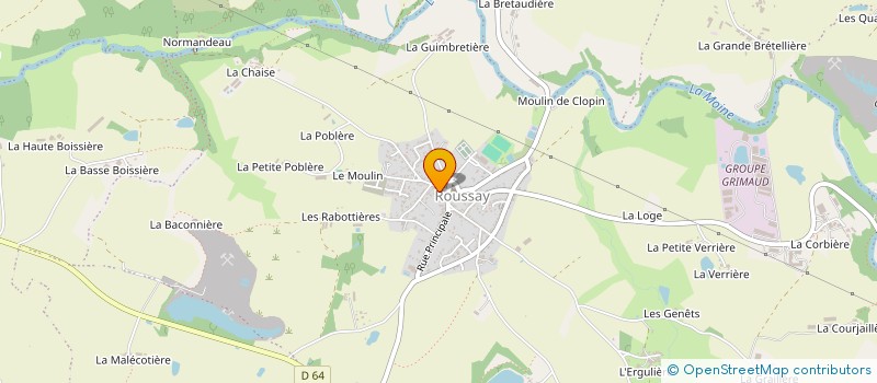 localisation de l'entreprise MONSIEUR GUILLAUME PEIGNE à SEVREMOINE
