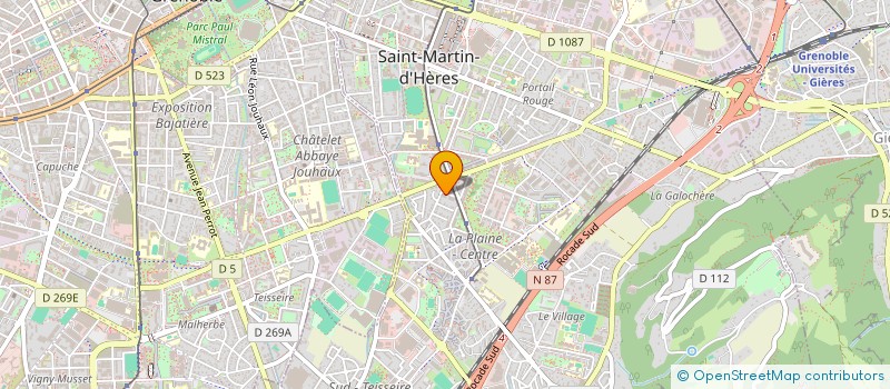 localisation de l'entreprise MONSIEUR GUILLAUME PEILLON  SAINT-MARTIN-D'HERES