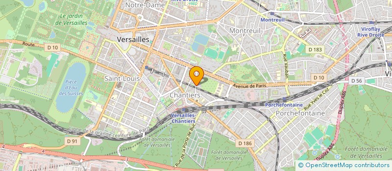 localisation de l'entreprise MONSIEUR GUILLAUME PELE à VERSAILLES