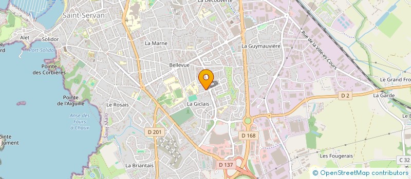 localisation de l'entreprise MONSIEUR GUILLAUME PELERIN  SAINT-MALO