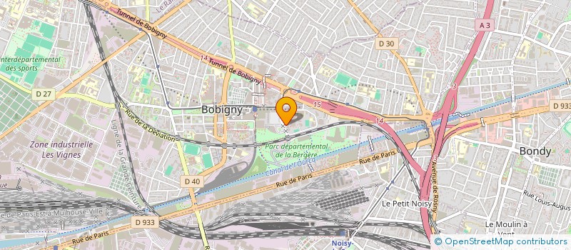 localisation de l'entreprise MONSIEUR GUILLAUME PELIQUE à BOBIGNY