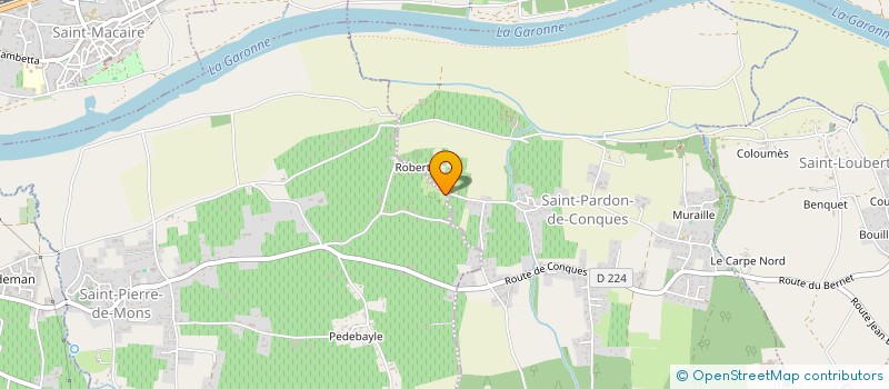 localisation de l'entreprise MONSIEUR GUILLAUME PELLETIER  SAINT-PARDON-DE-CONQUES