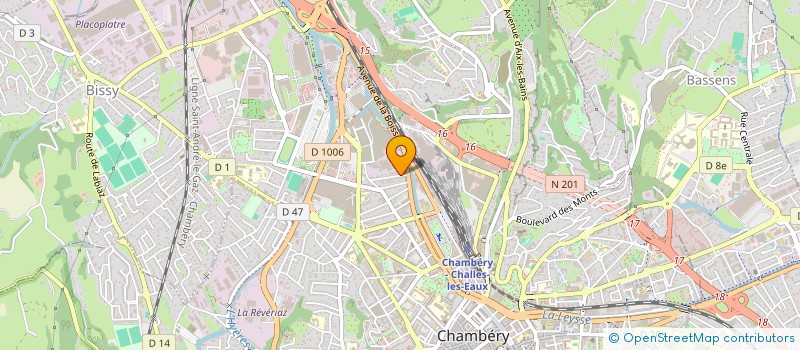 localisation de l'entreprise MONSIEUR GUILLAUME PELLISSIER à CHAMBERY