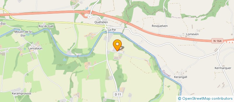 localisation de l'entreprise MONSIEUR GUILLAUME PENNEC  PAULE