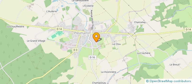 localisation de l'entreprise MONSIEUR GUILLAUME PENOT  PLEUMARTIN