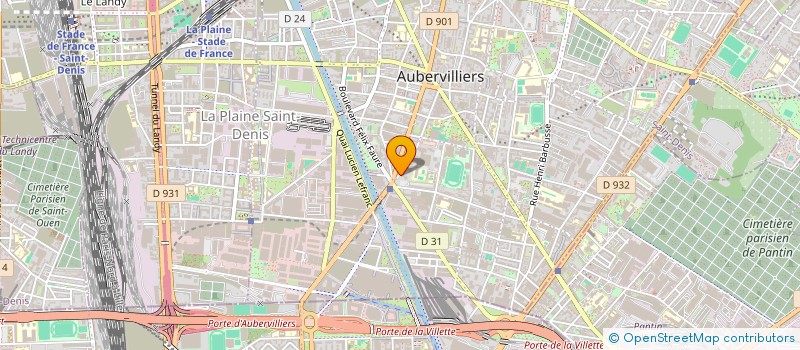 localisation de l'entreprise MONSIEUR GUILLAUME PEREDA à AUBERVILLIERS