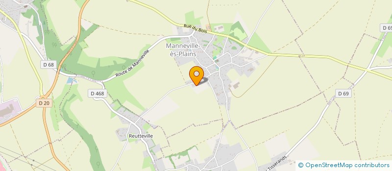 localisation de l'entreprise MONSIEUR GUILLAUME PEREIRA DE MEDEIROS  MANNEVILLE-ES-PLAINS