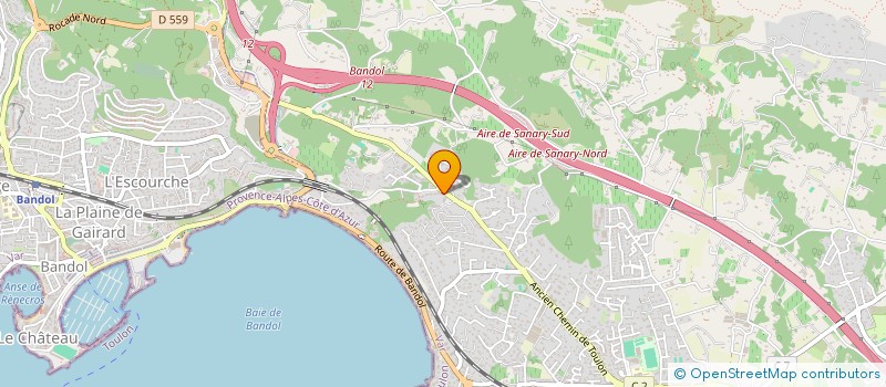 localisation de l'entreprise MONSIEUR GUILLAUME PEREZ  SANARY-SUR-MER